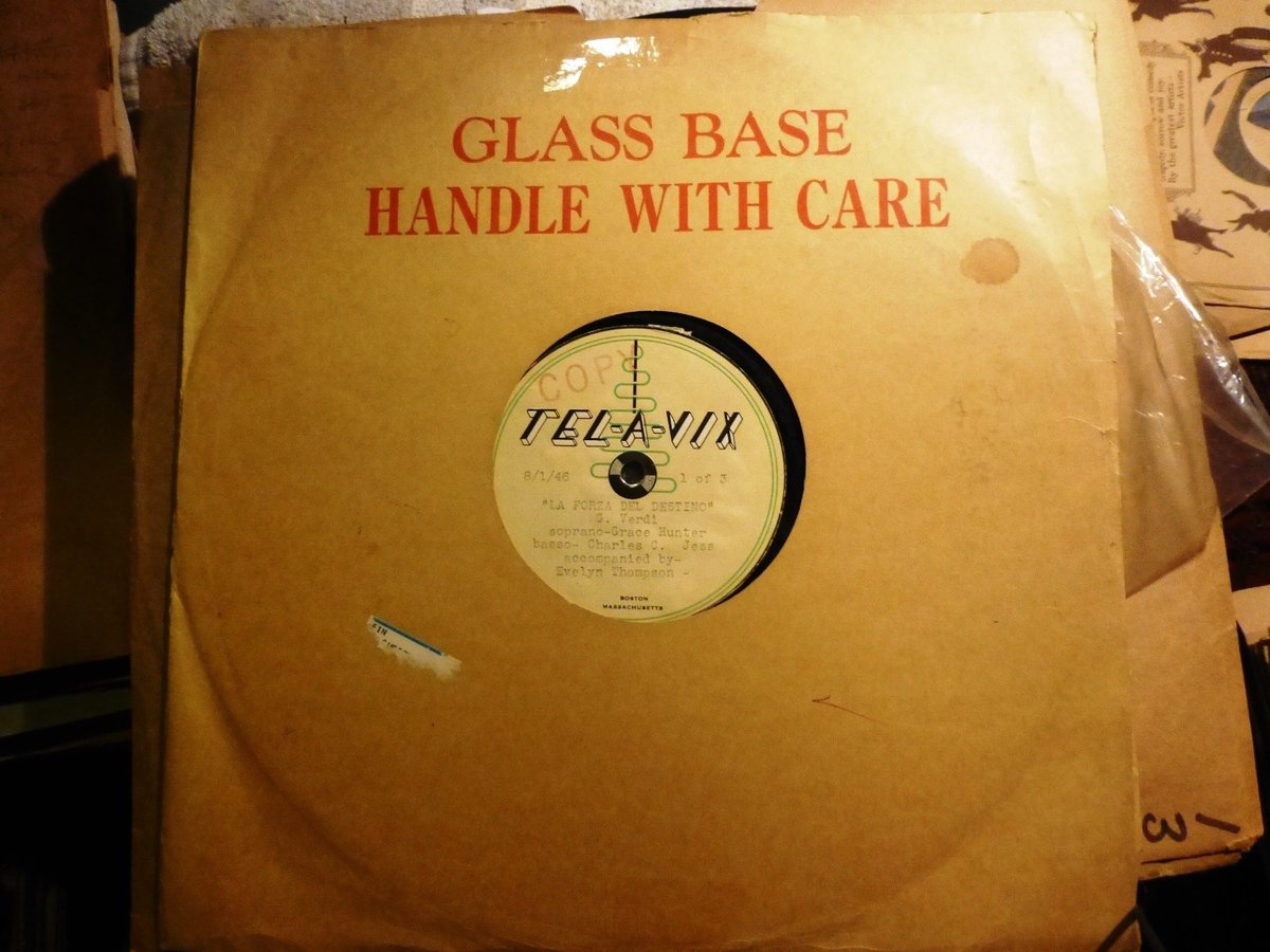 GRACE HUNTER Soprano BOSTON CONSERVATORY Charles Jess Bass Forza Duet ACETATE 