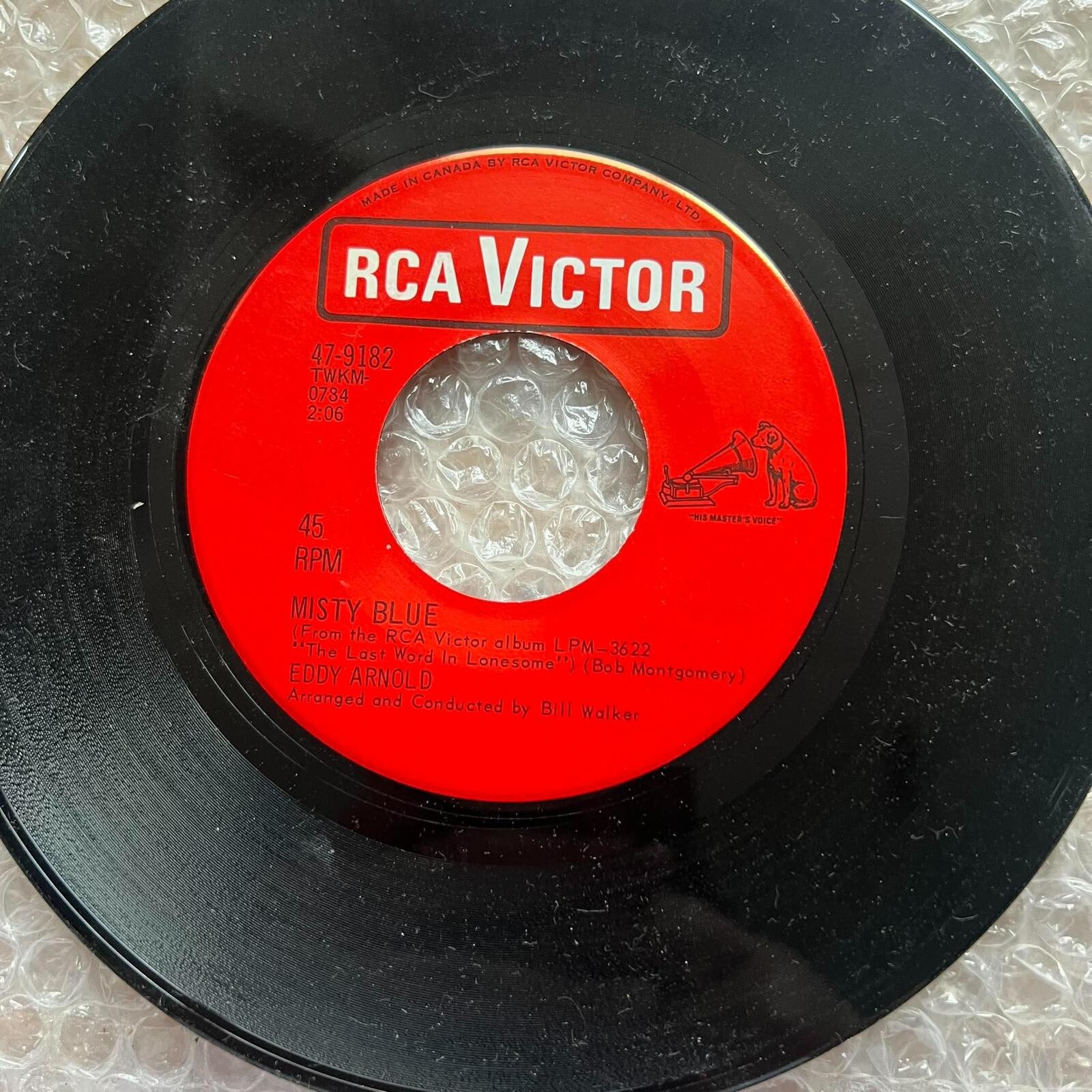 Eddy Arnold – Misty Blue/Calling Mary Names 45rpm 7' Vinyl Record R83