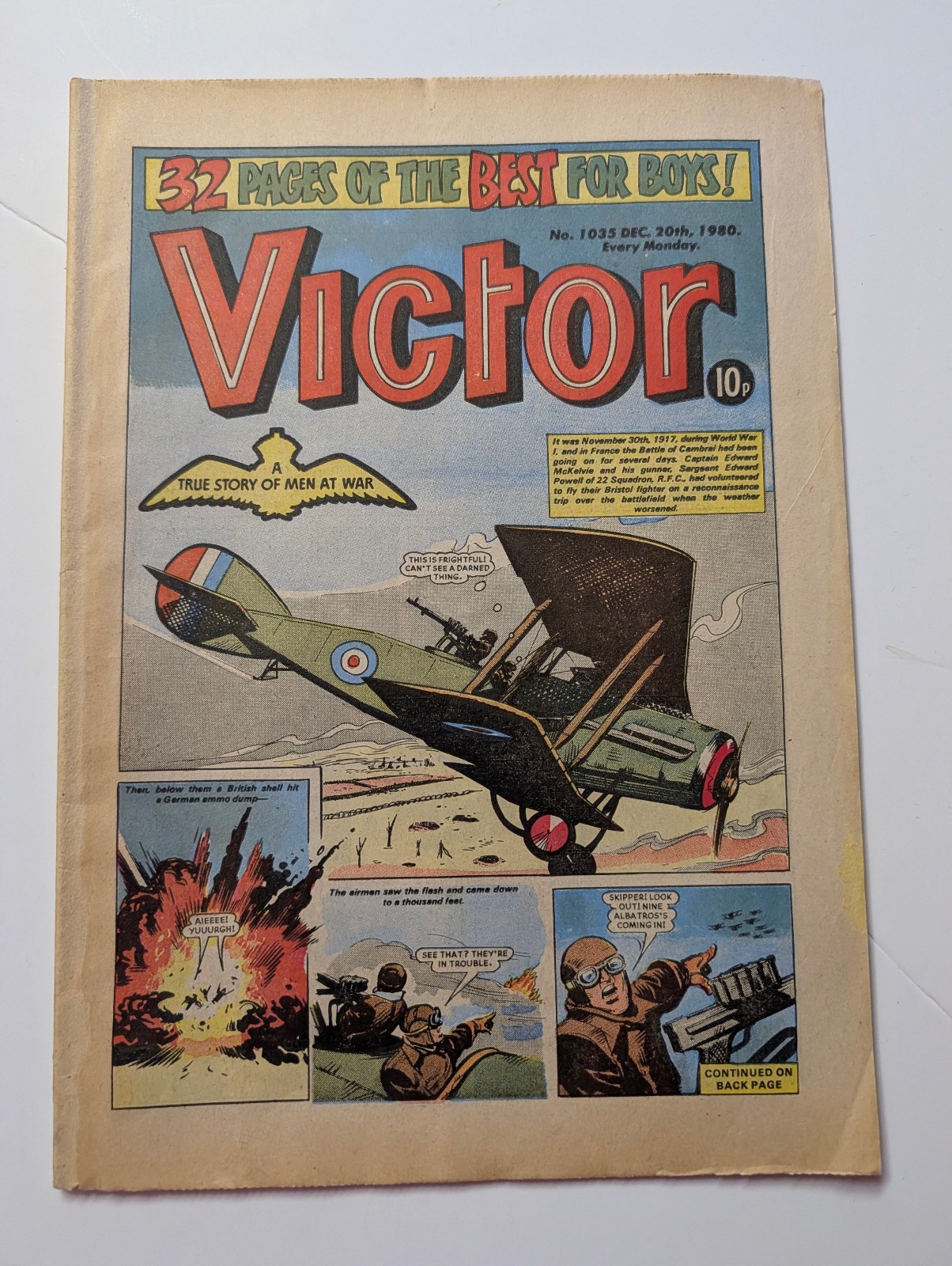 The Victor Comic, No 1035, December 20th 1980.
