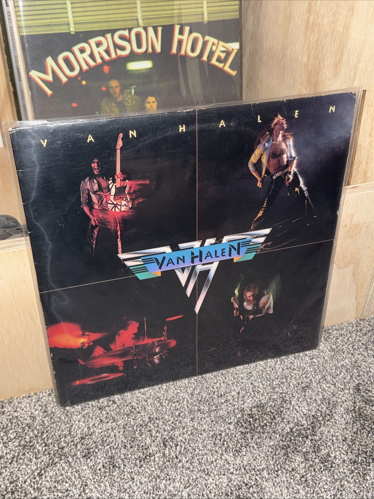 VAN HALEN Self-Titled LP Early Winchester WB BSK-3075+Inner Hard Rock/Metal