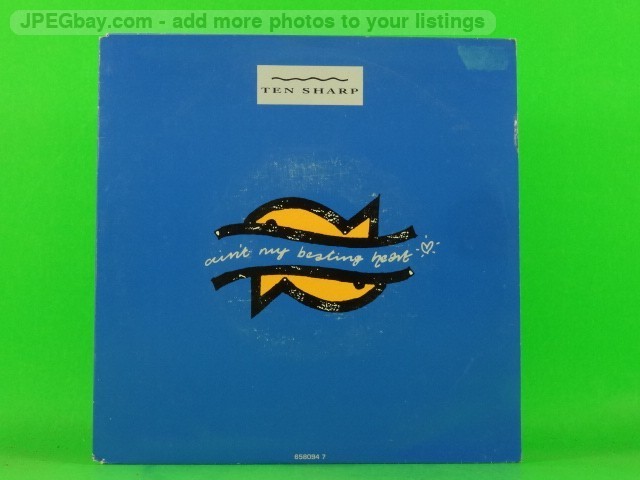 TEN SHARP AIN'T MY BEATING HEART (PICTURE SLEEVE) (137) 7" COLUMBIA