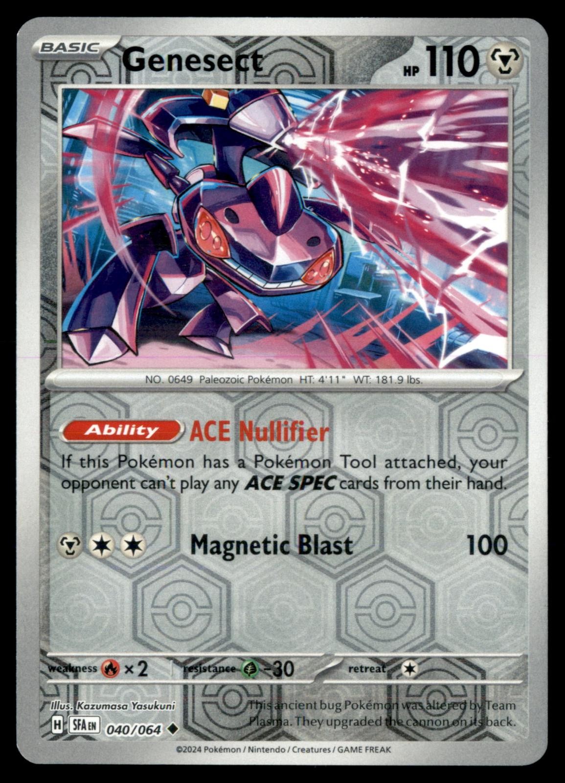Genesect 040/064 SV: Shrouded Fable Reverse Holofoil Pokémon TCG