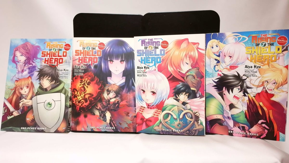 Manga in lingua inglese L'ascesa dell'eroe dello scudo vol 1-7