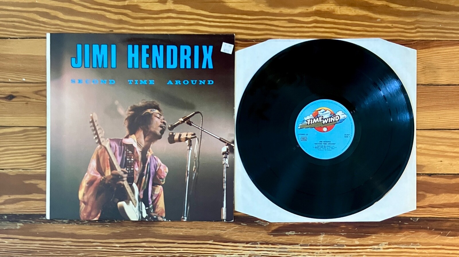 Jimi Hendrix: Second Time Around LP Vinyl Time Wind 1979 German Press NM/VG+