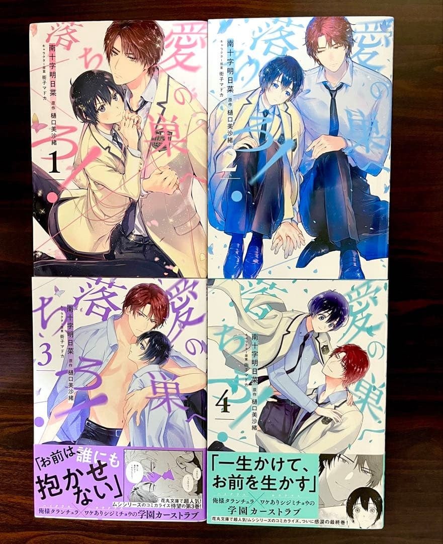 Fallen Into The Nest Of Love Volume 1 4 Set Completo Prodotti Giapponesi