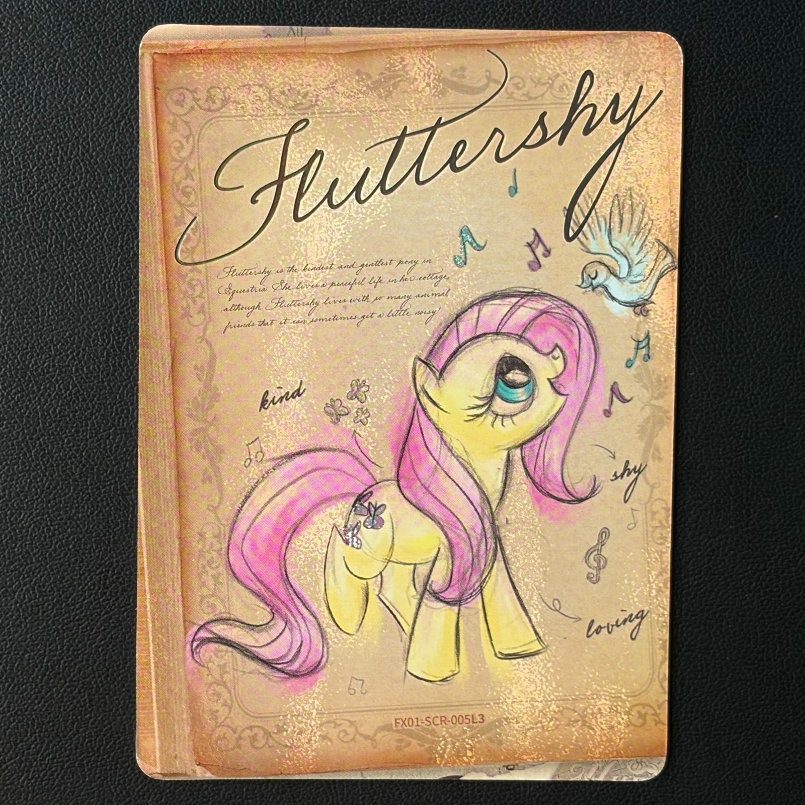 Fluttershy - 2025 Kayou My Little Pony Collection Card FX01-SCR-005L3