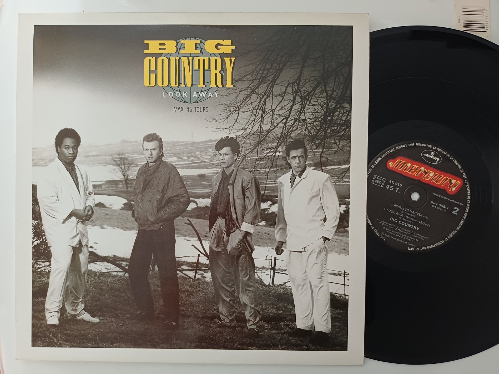 Vinyle 12" maxi 45t Big Country look away 1986