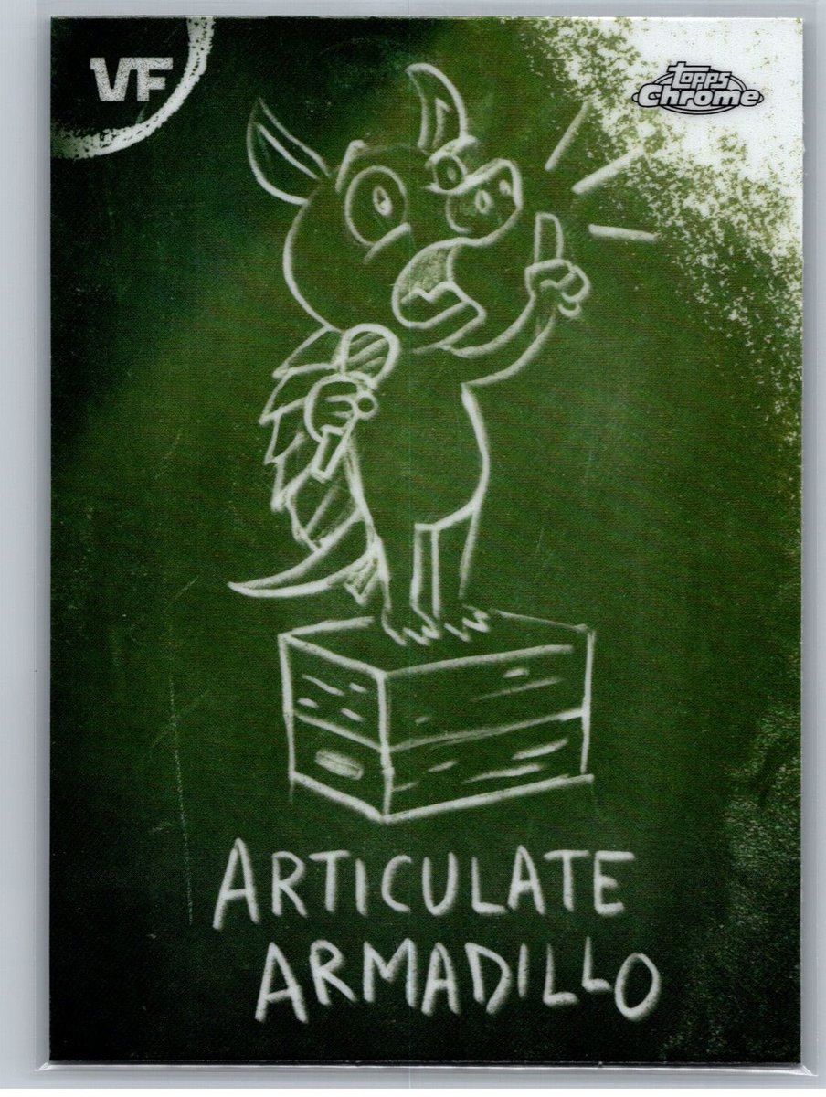 2026 Topps Chrome VeeFriends #C-4 lavagna articolata Armadillo