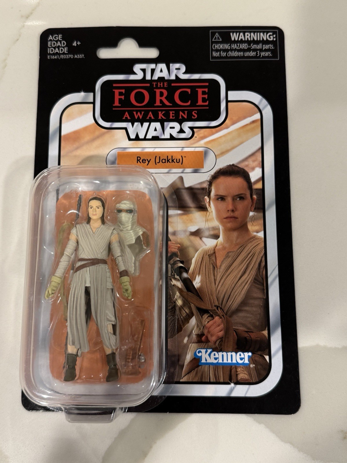 Star Wars Il Risveglio della Forza The Vintage Collection Rey Jakku VC116 Hasbro LEGGI