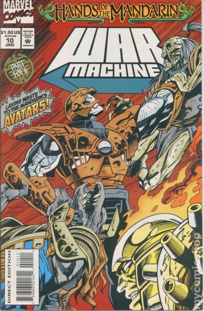 War Machine #10 FN 1995 Stock Image