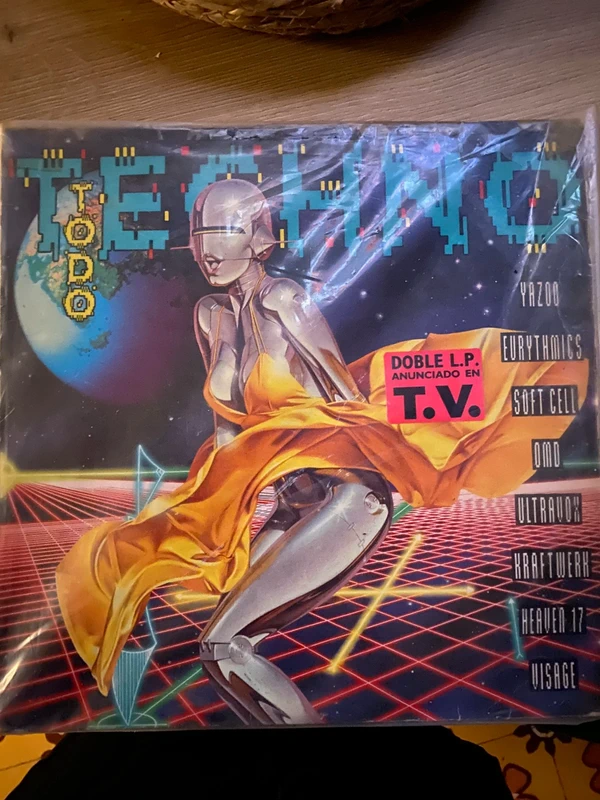 Vinilo techno 4 caras