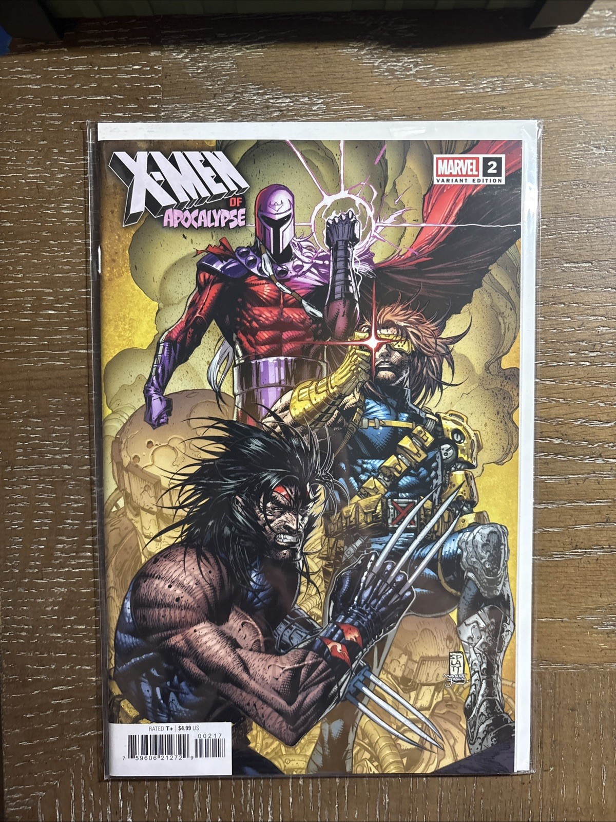 X-Men of Apocalypse #2 - Stephen Platt 1:100 variante incentive Marvel Comics quasi nuovo