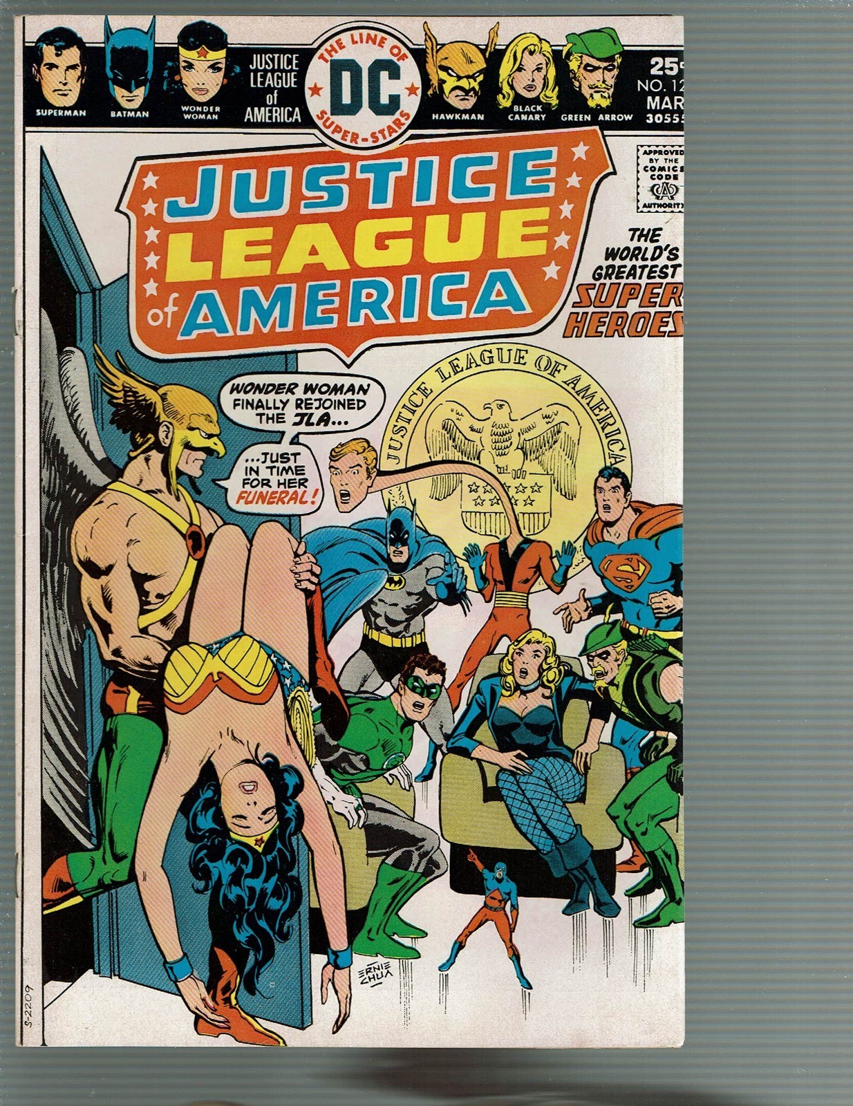 Justice League of America 128 Wonder Woman torna in JLA F/VF