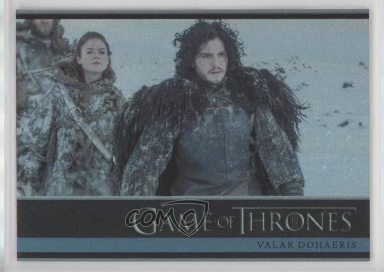 2014 Rittenhouse Game of Thrones Stagione 3 Foil Jon Snow Valar Dohaeris #01 d8k