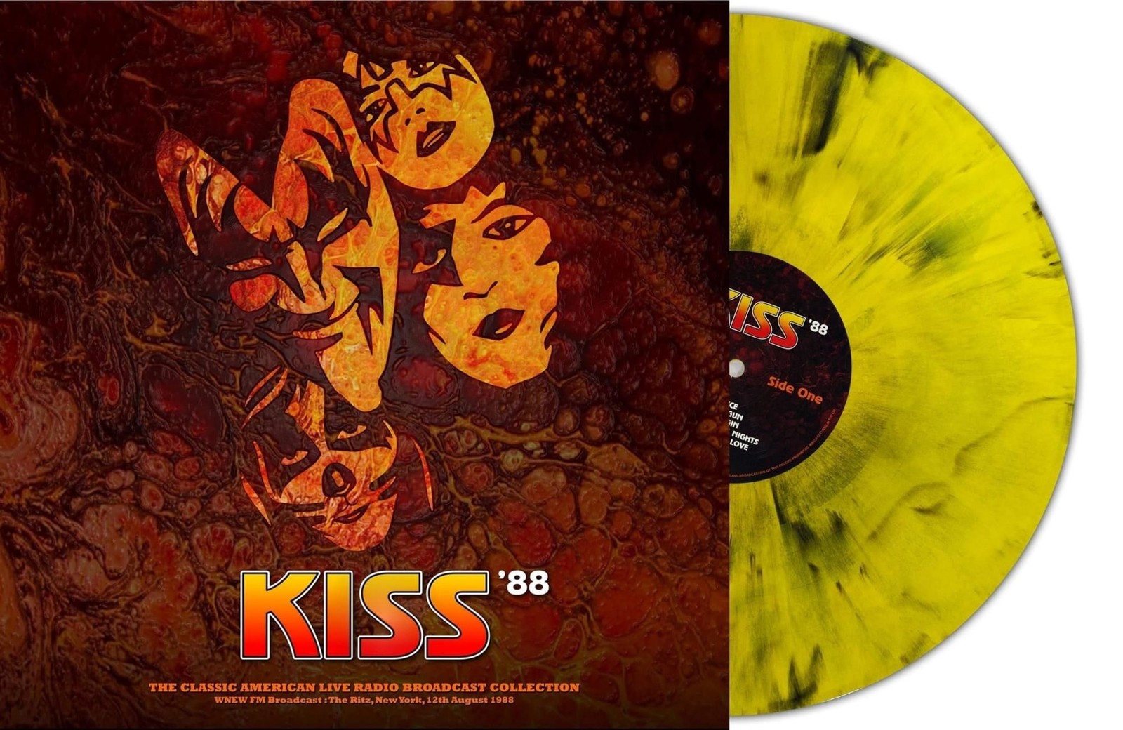 Vinile Nuovo - Kiss - Live At The Ritz. New York 1988 (Yellow Marble Vinyl)  -I-