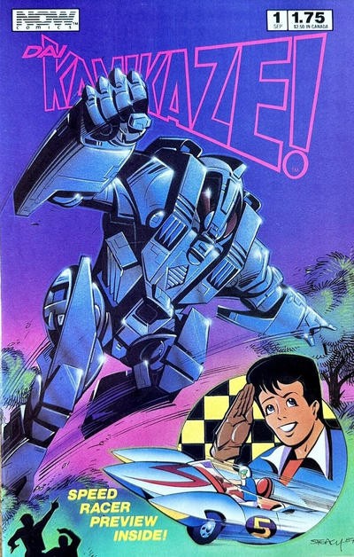 DAI KAMIKAZE! #1 - SEP 1987 NOW COMICS, VF/NM 9.0 NITIDO! Seconda stampa