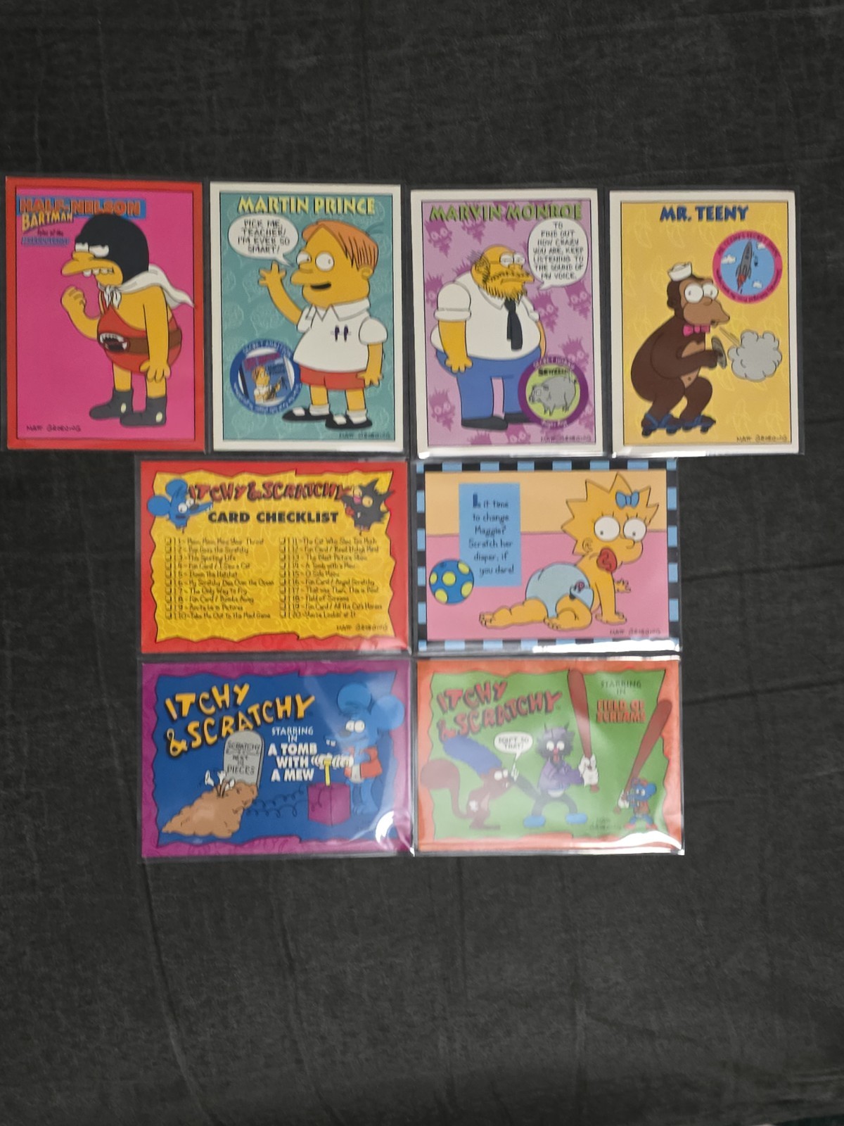 (Lot Of 8) 1994 The Simpsons Skybox READ