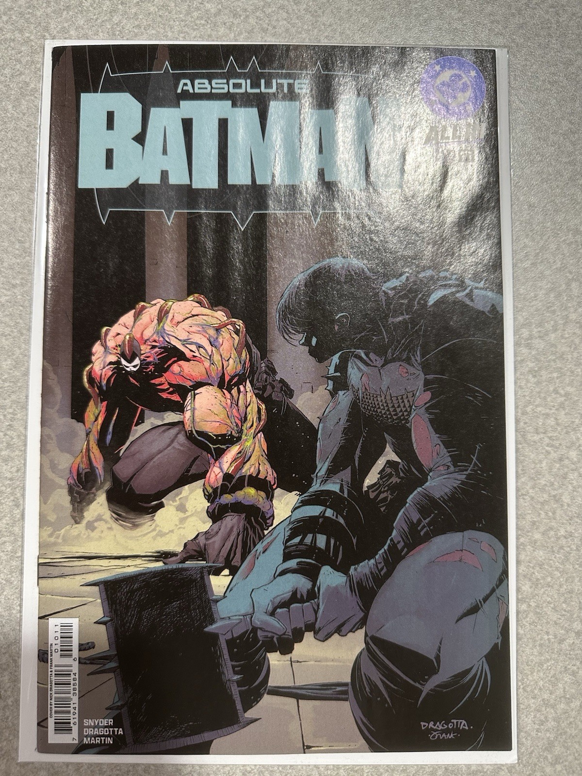 Absolute Batman #10 Nick Dragotta copertina principale prima stampa DC Comics