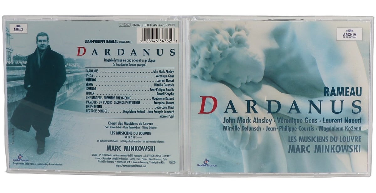 Rameau Dardanus John Mark Ainsley Gens Naouri Archiv Produktion 2 CD Box Set