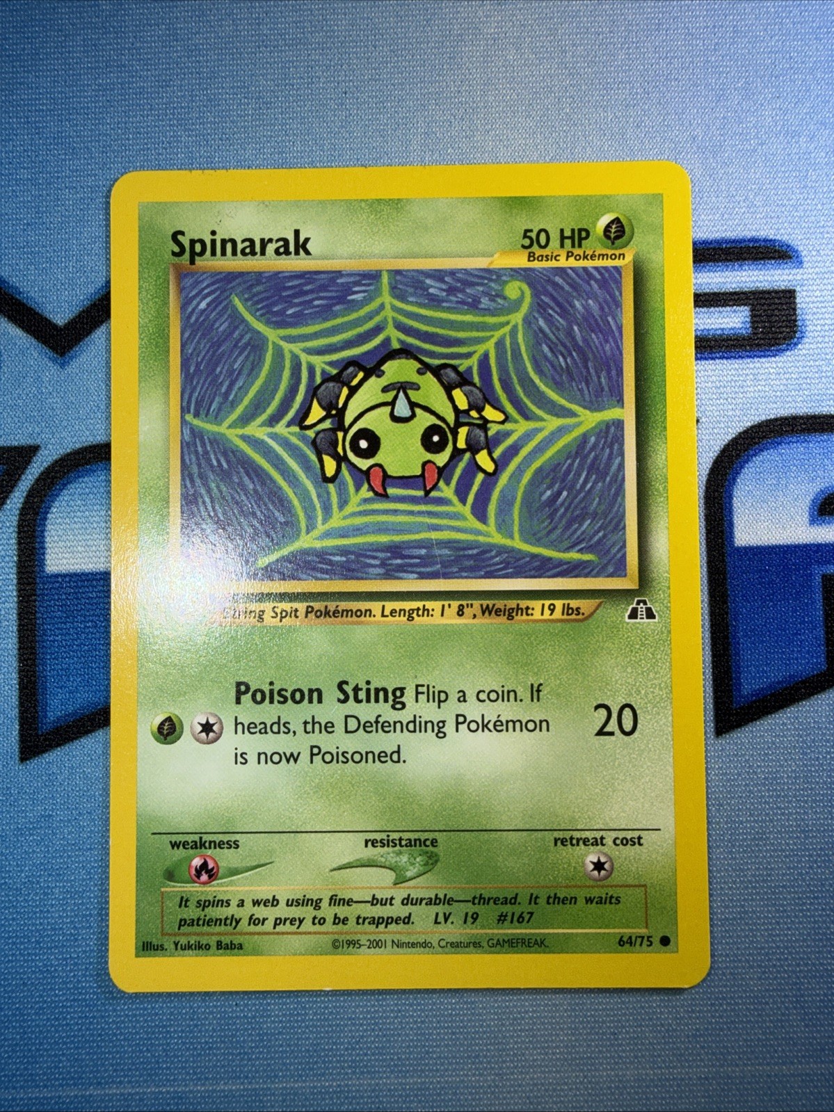Spinarak 64/75 Neo Discovery LP regolare