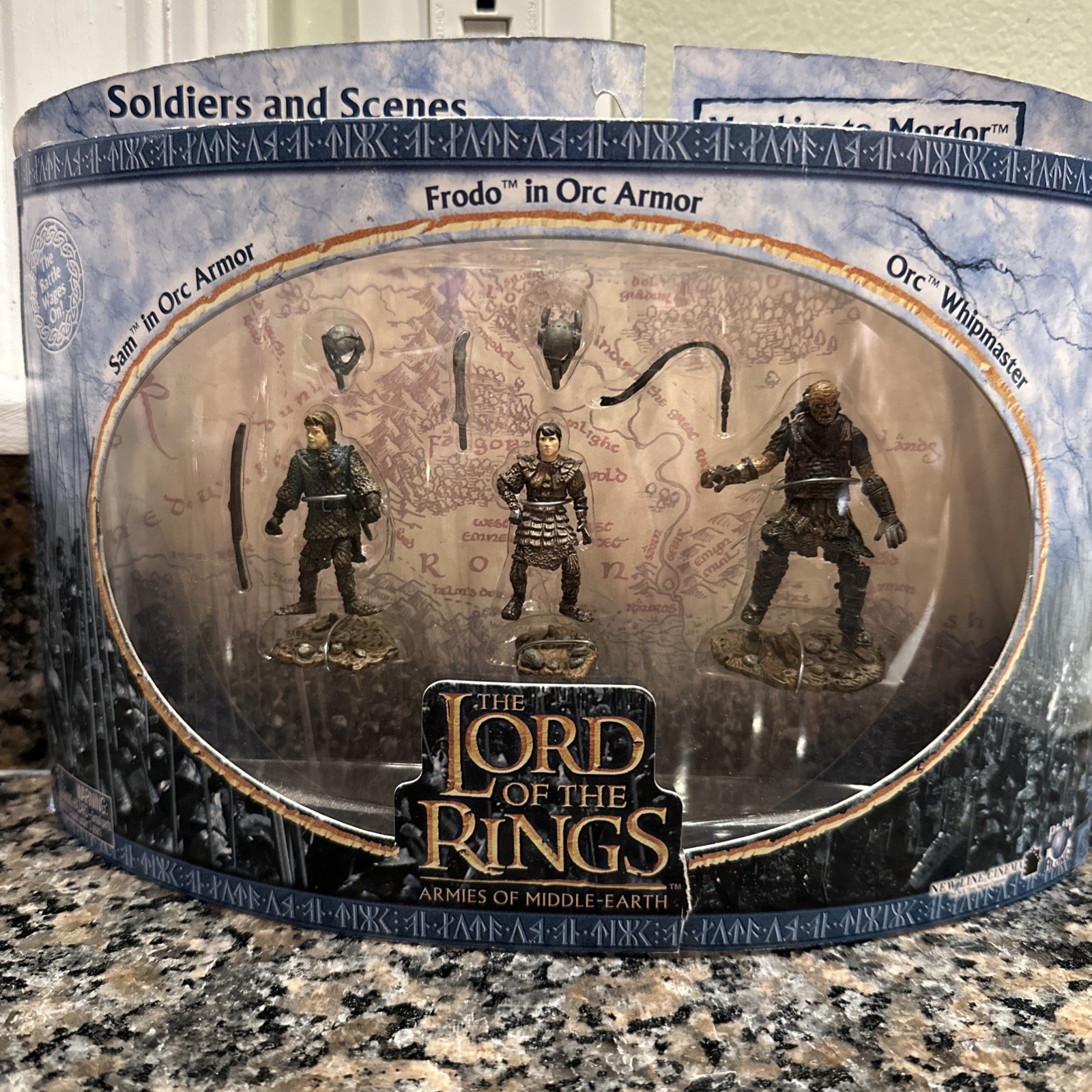 LORD OF THE RINGS AOME SOLDIERS & SCENES MARCHING TO MORDOR SET LOTR NEW SEALED 