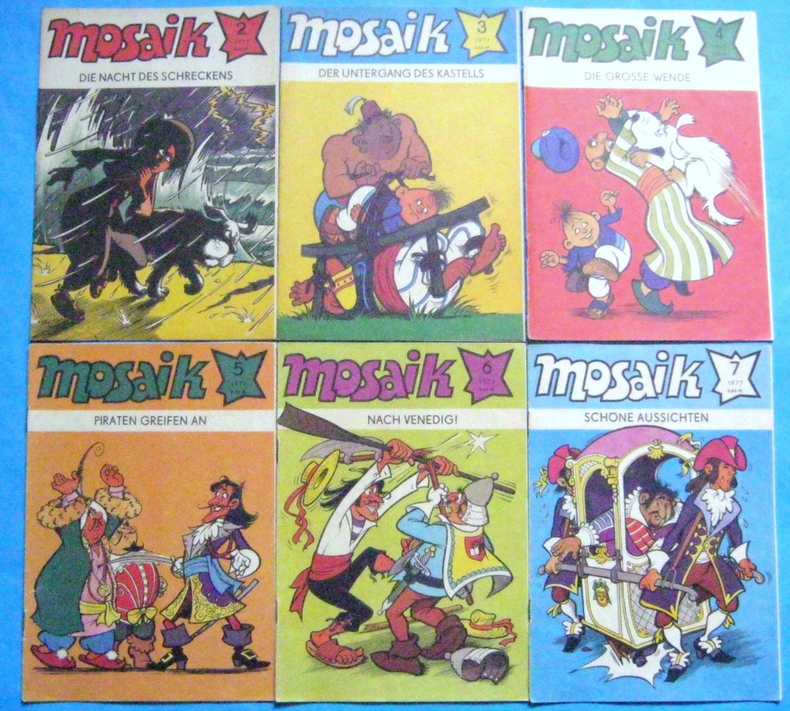 Mosaico Abrafaxe 1977 / completo!