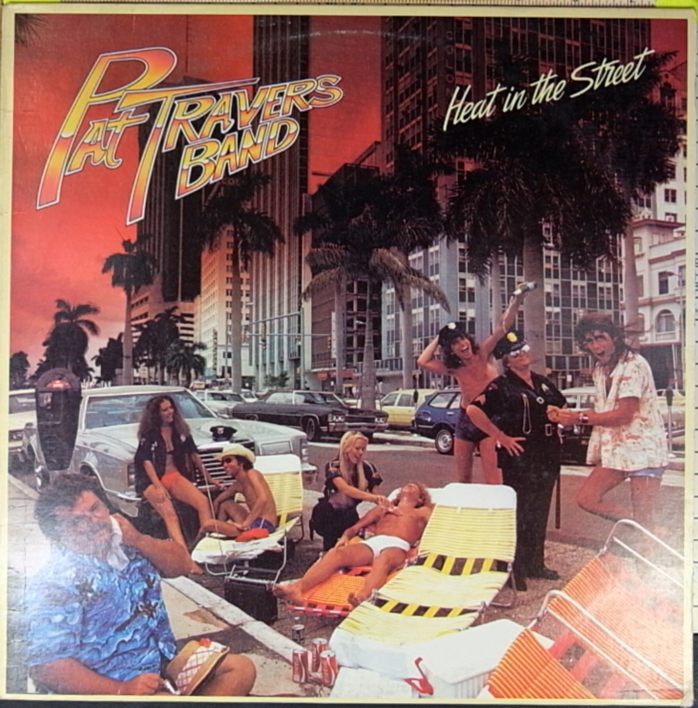 Pat Travers Band Heat In The Street Vinyl LP Record Album 1978 Polydor PD-1-6170
