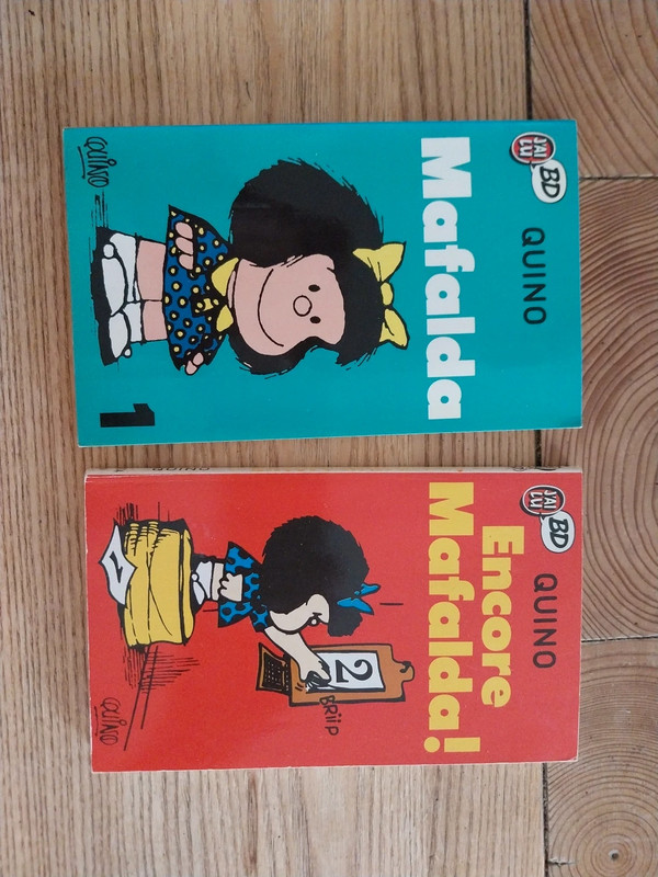 Lot de 2 livres Mafalda
