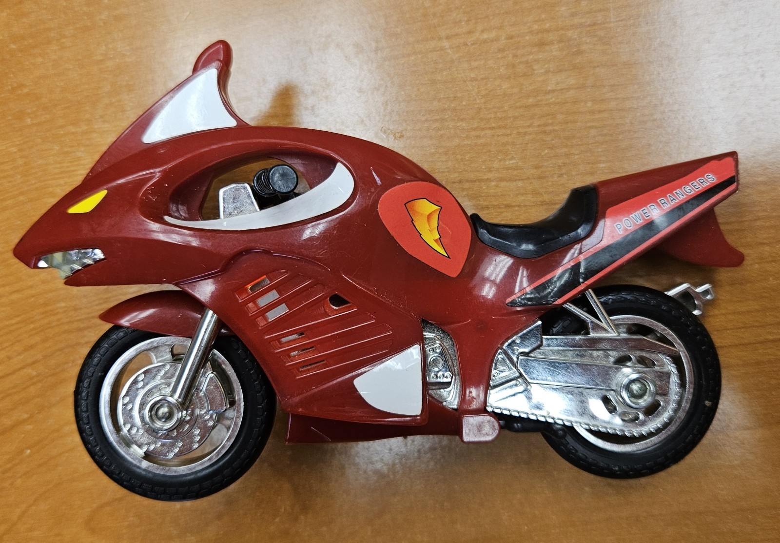 VINTAGE 1995 Mighty Morphin Power Rangers Red Shark Cycle Bandai