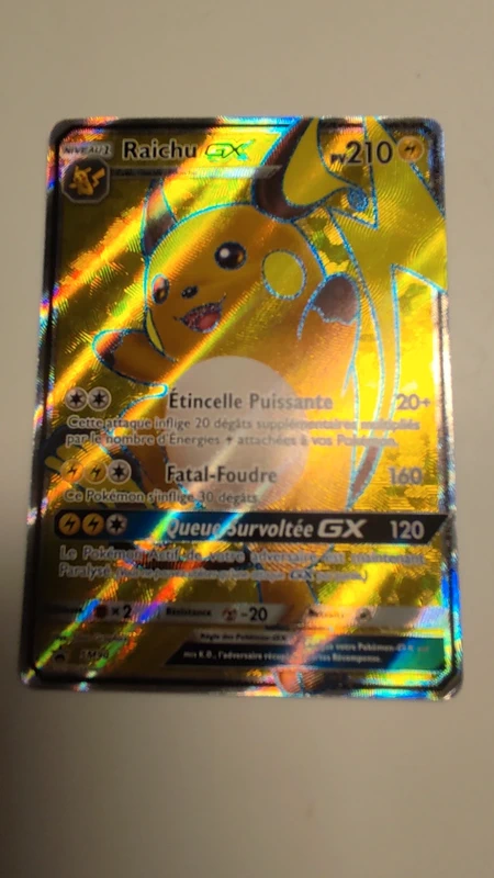 Raichu GX  SM90 Promo Black Star Soleil et Lune