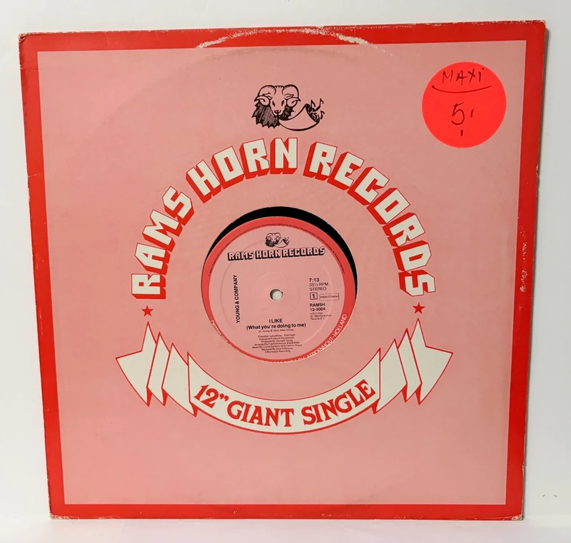 Maxi Single 12" - Young & Company - I like (what you're doing to me)
