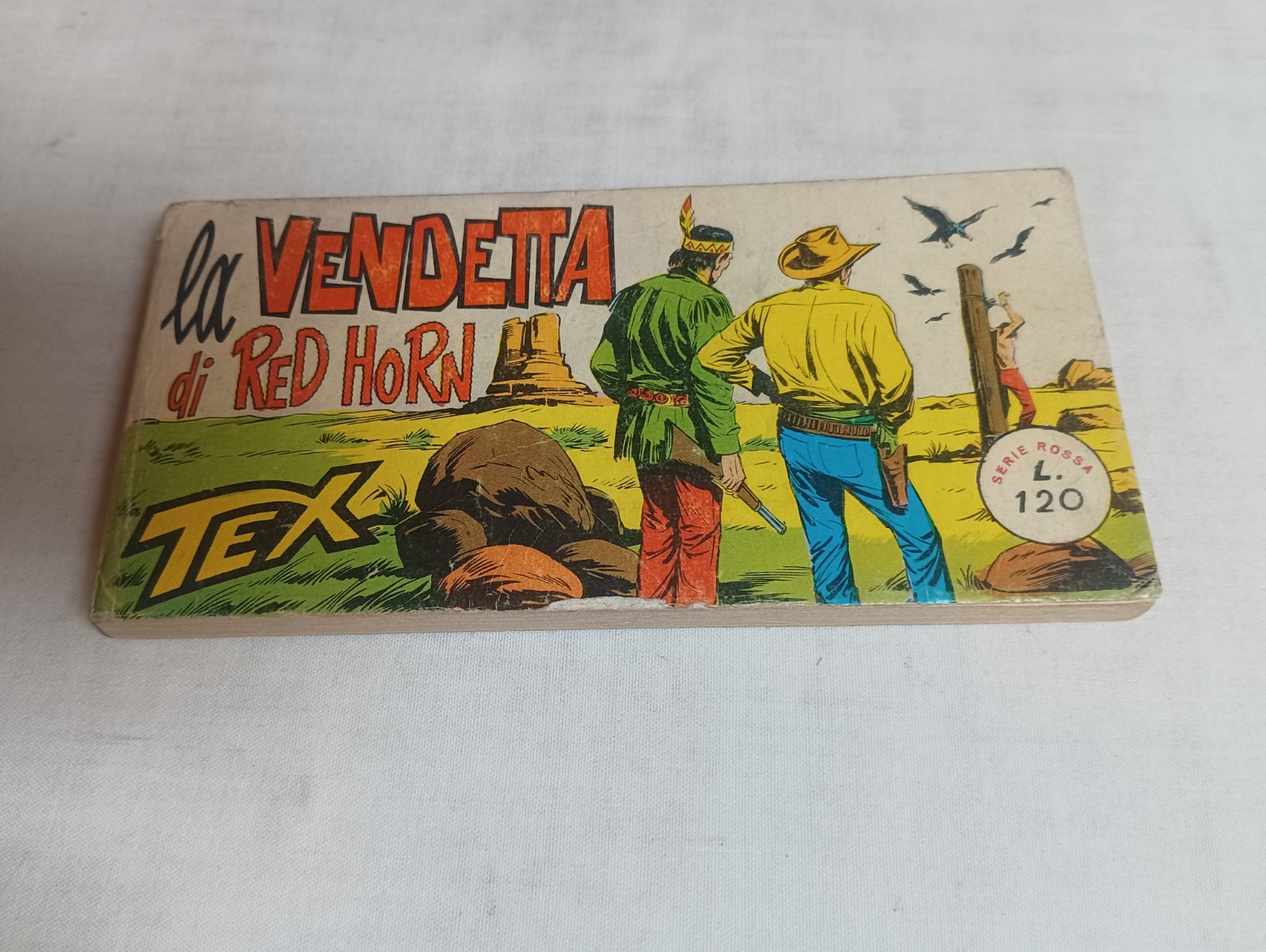 TEX raccoltina Striscia SERIE ROSSA n. 189 LA VENDETTA DI RED HORN del 1971