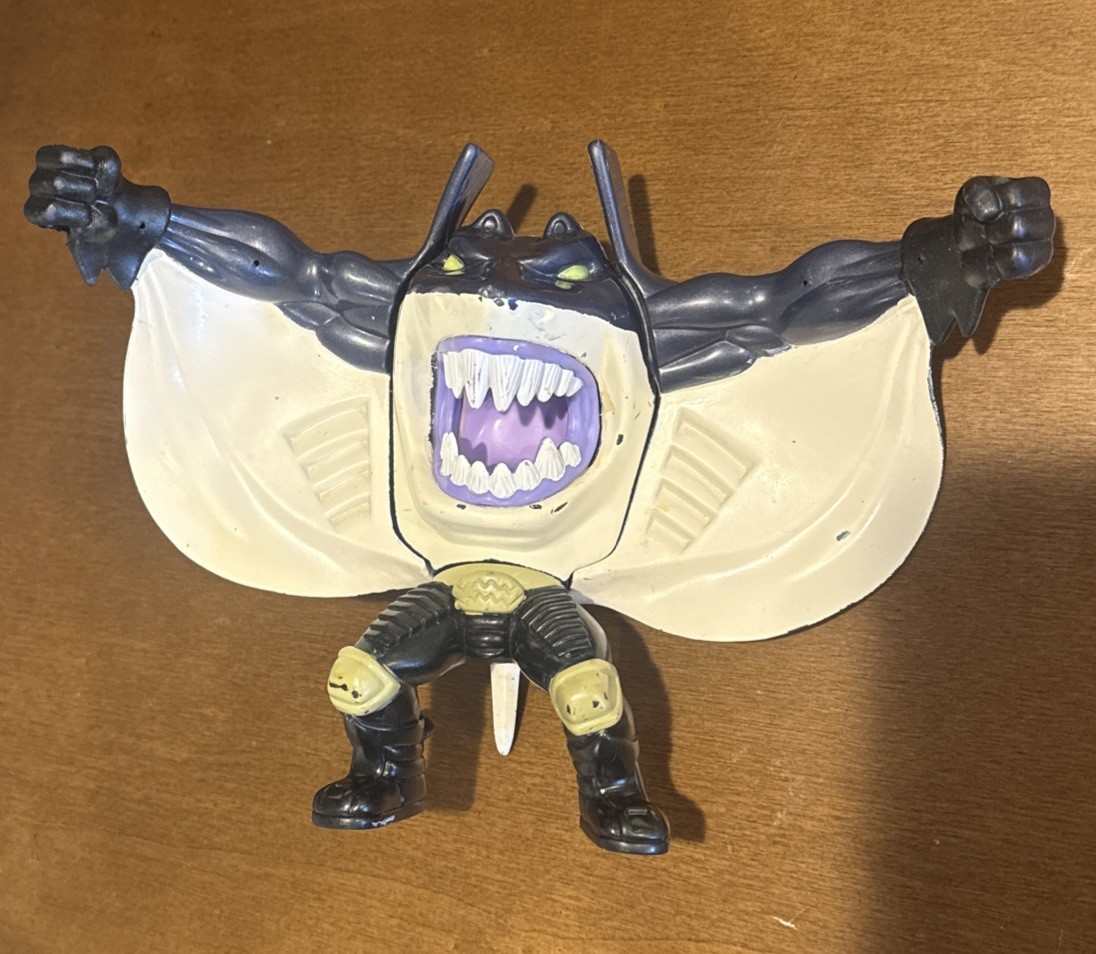 Vintage 1995 Street Sharks Mantaman Manta Ray Man Action Figure Street Wise