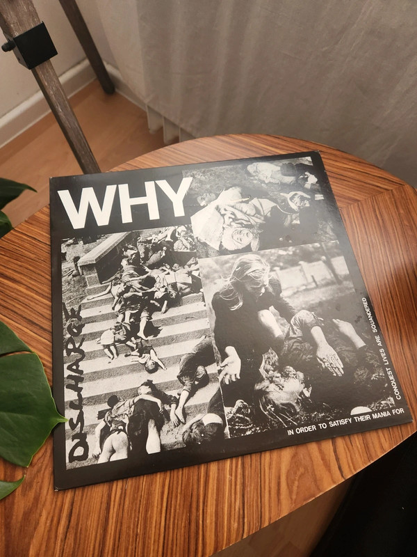 Discharge Why LP vinyl record 12" havoc records dbeat hardcore punk