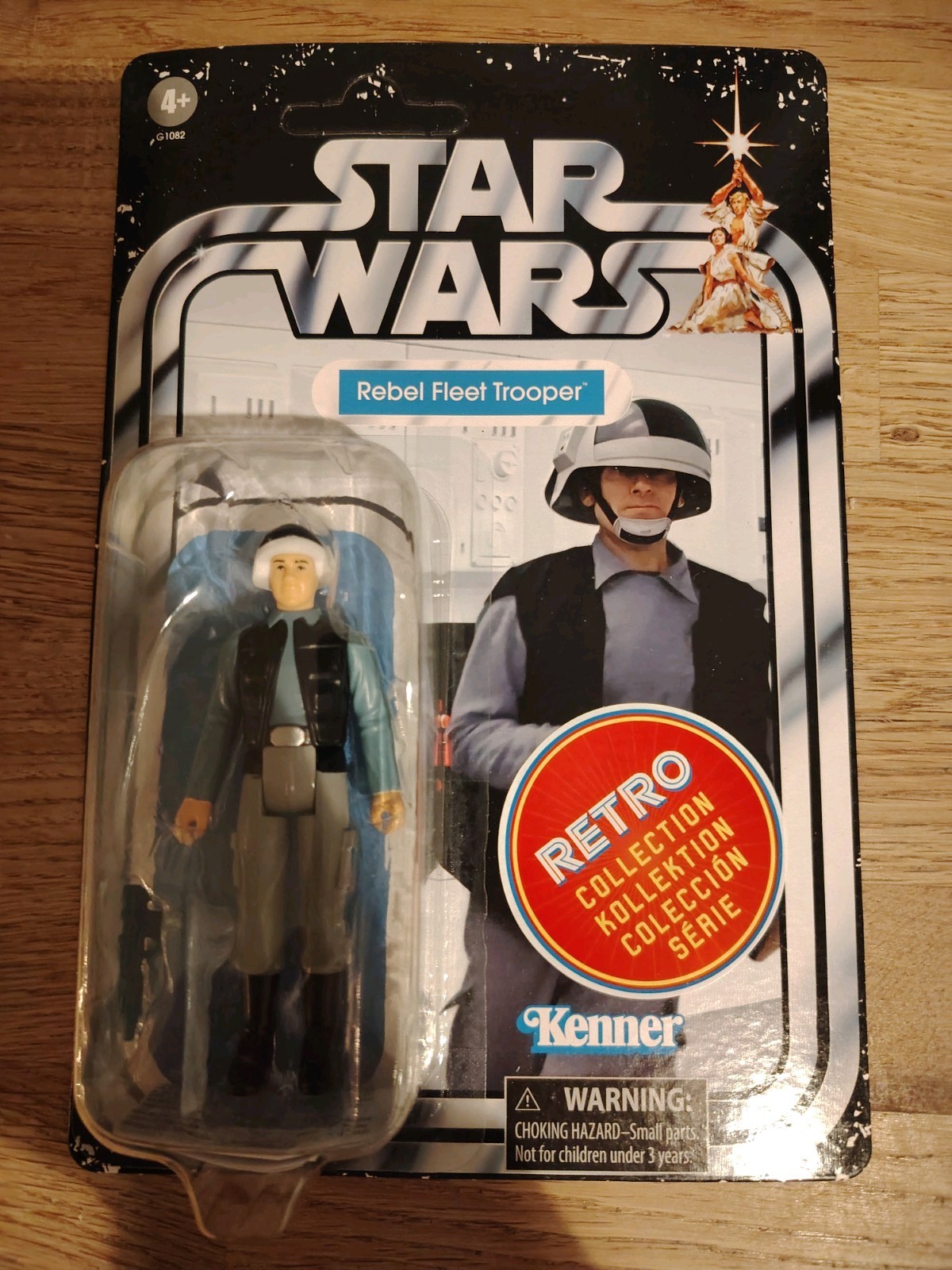 Modellino soldato flotta ribelle Star Wars collezione retrò 3,75" 