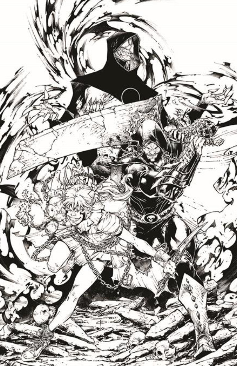🔥 CURSE OF SHERLEE JOHNSON #6 Brett Booth B&W Variant - Presale 06/24/2026 🔥