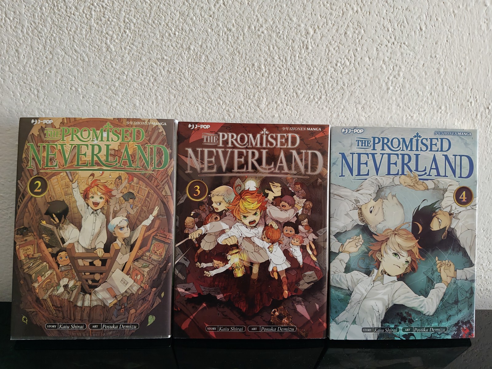 J-POP The Promised Neverland Vol. 2-4 Lotto Manga Kaiu Shirai Posuka Demizu