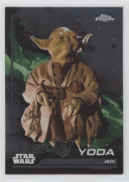 2024 Topps Chrome Star Wars Jedi Yoda #140 1c4d
