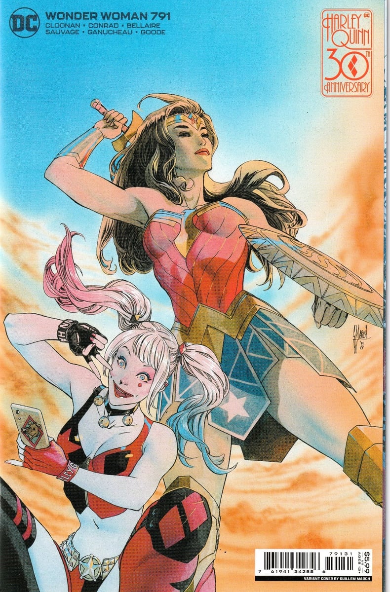 WONDER WOMAN #791 (2016) GUILLEM MARCH 'HARLEY 30' VARIANTE CARTONCINO ~ NON LETTO NM
