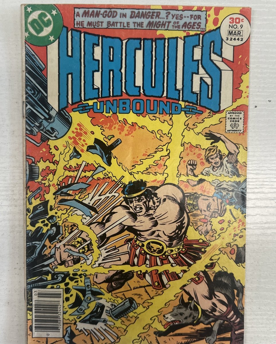 HERCULES UNBOUND #9 DC COMICS 1977 BRONZE AGE MAN-GOD, Pre Owned! (Ware)