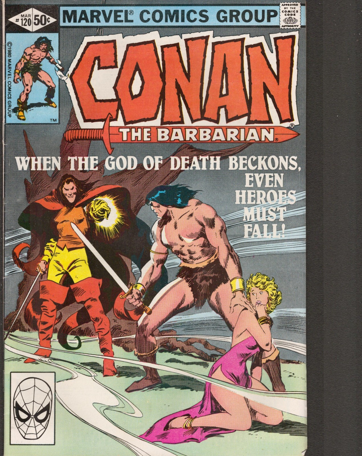 50807: MARVEL CONAN IL BARBARO #120 fine più grado