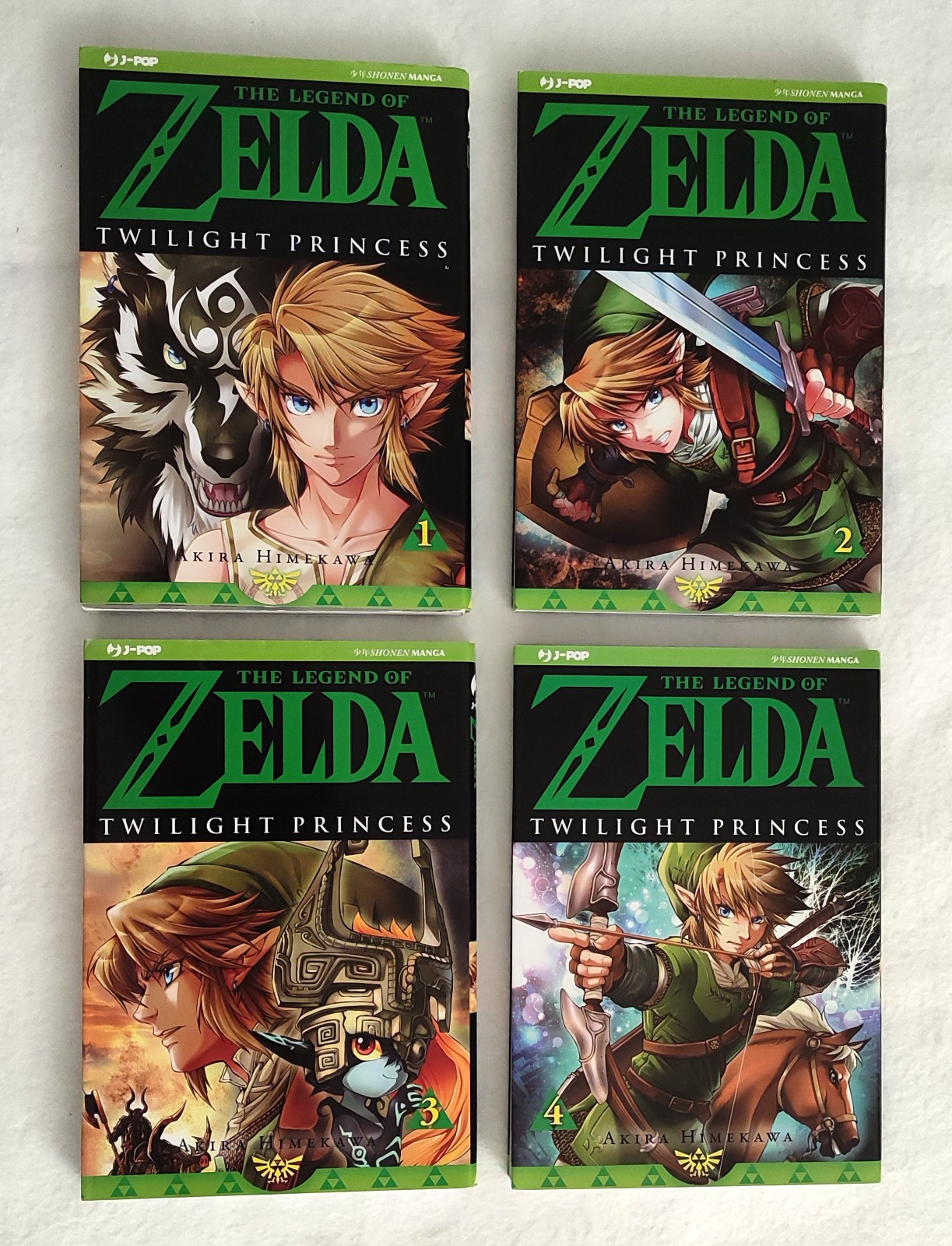 THE LEGEND OF ZELDA TWILIGHT PRINCESS - VOLL. 1, 2, 3, 4 - J-POP - 2017 - ITA