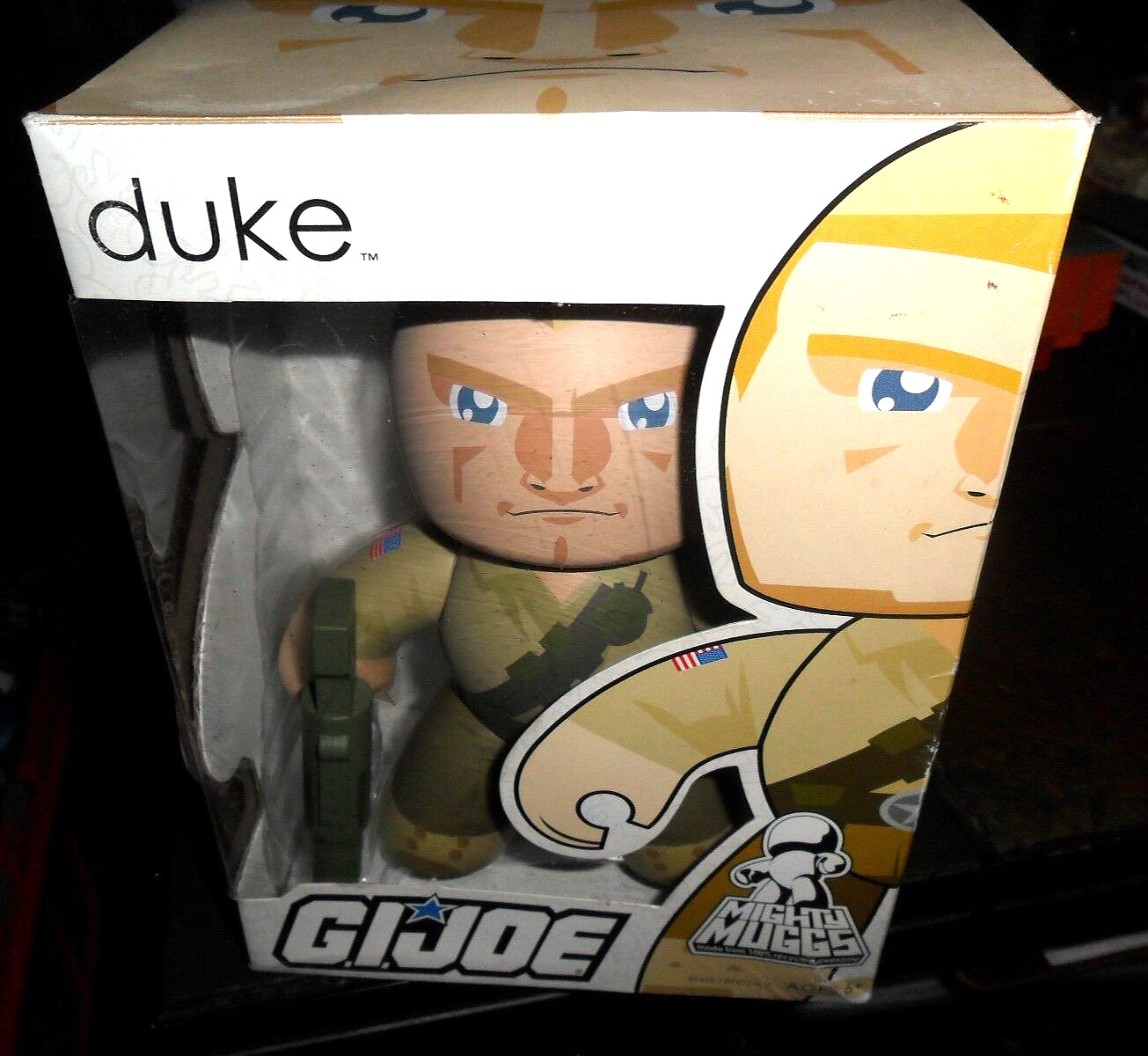 GI Joe Mighty Muggs Duke Figure Toy Doll Hasbro scatola sigillata in fabbrica (CALJEFF)