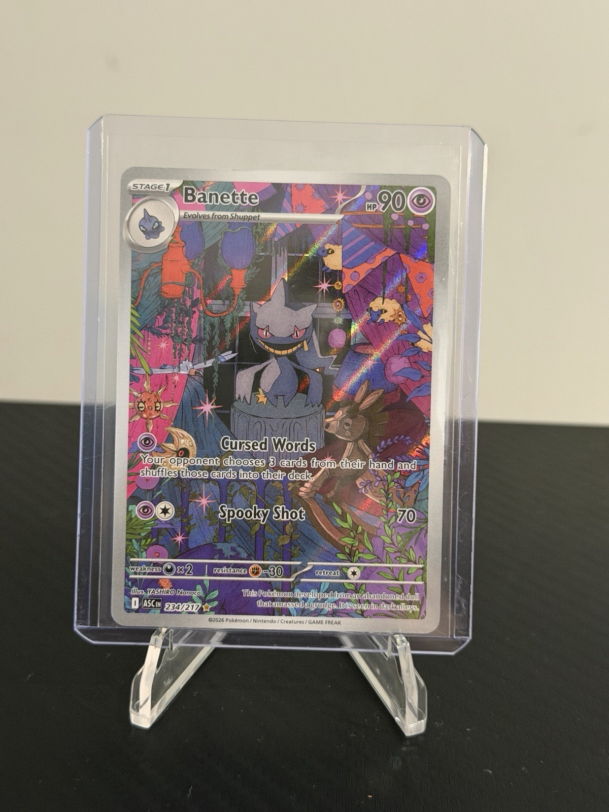 Banette 234/217 ME: Eroi Ascesi Illustrazione Rara Holo Pokemon TCG NM