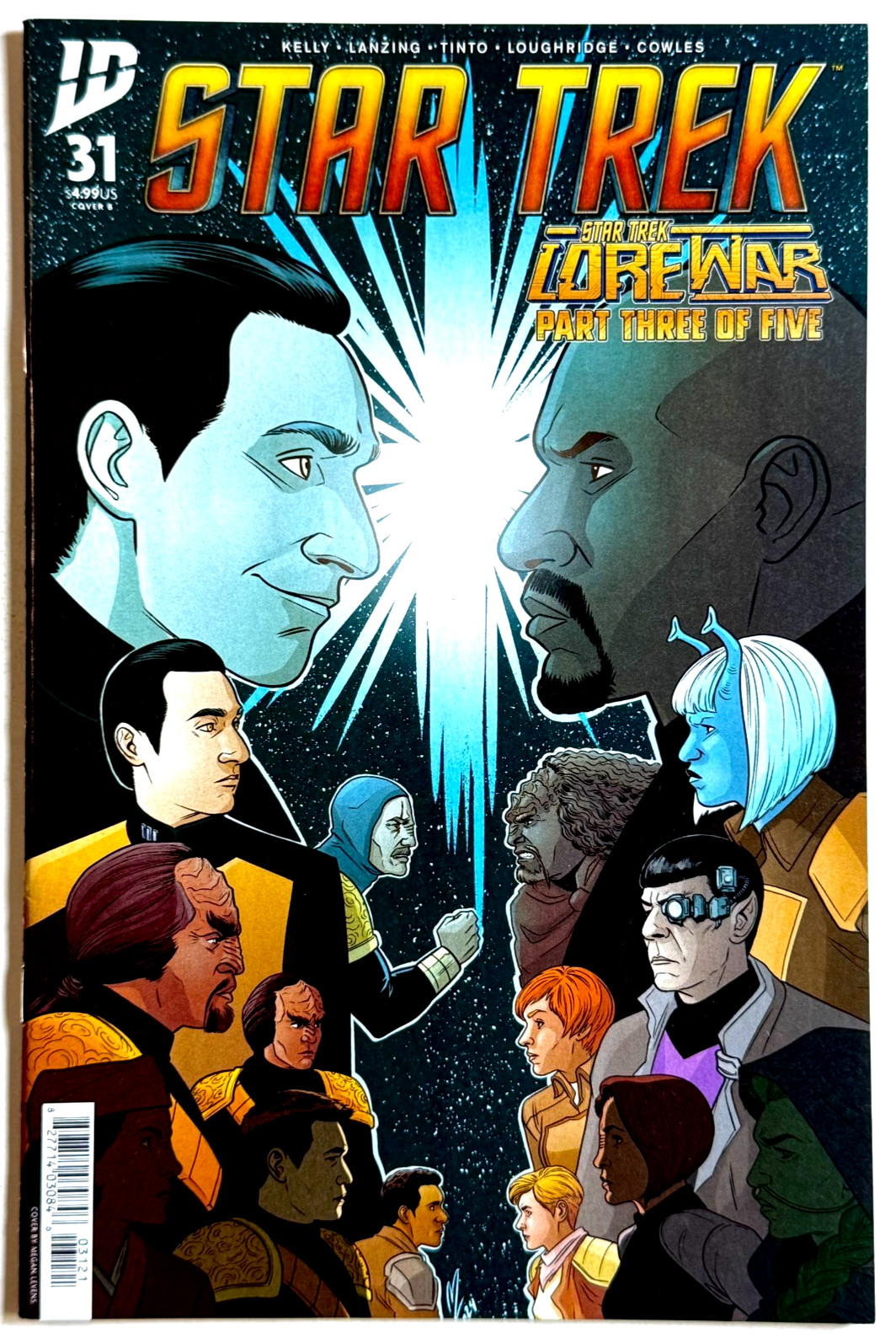 STAR TREK #31 MEGAN LEVENS VARIANT 1ST PRINT LORE WAR PART 3 2024 IDW NM