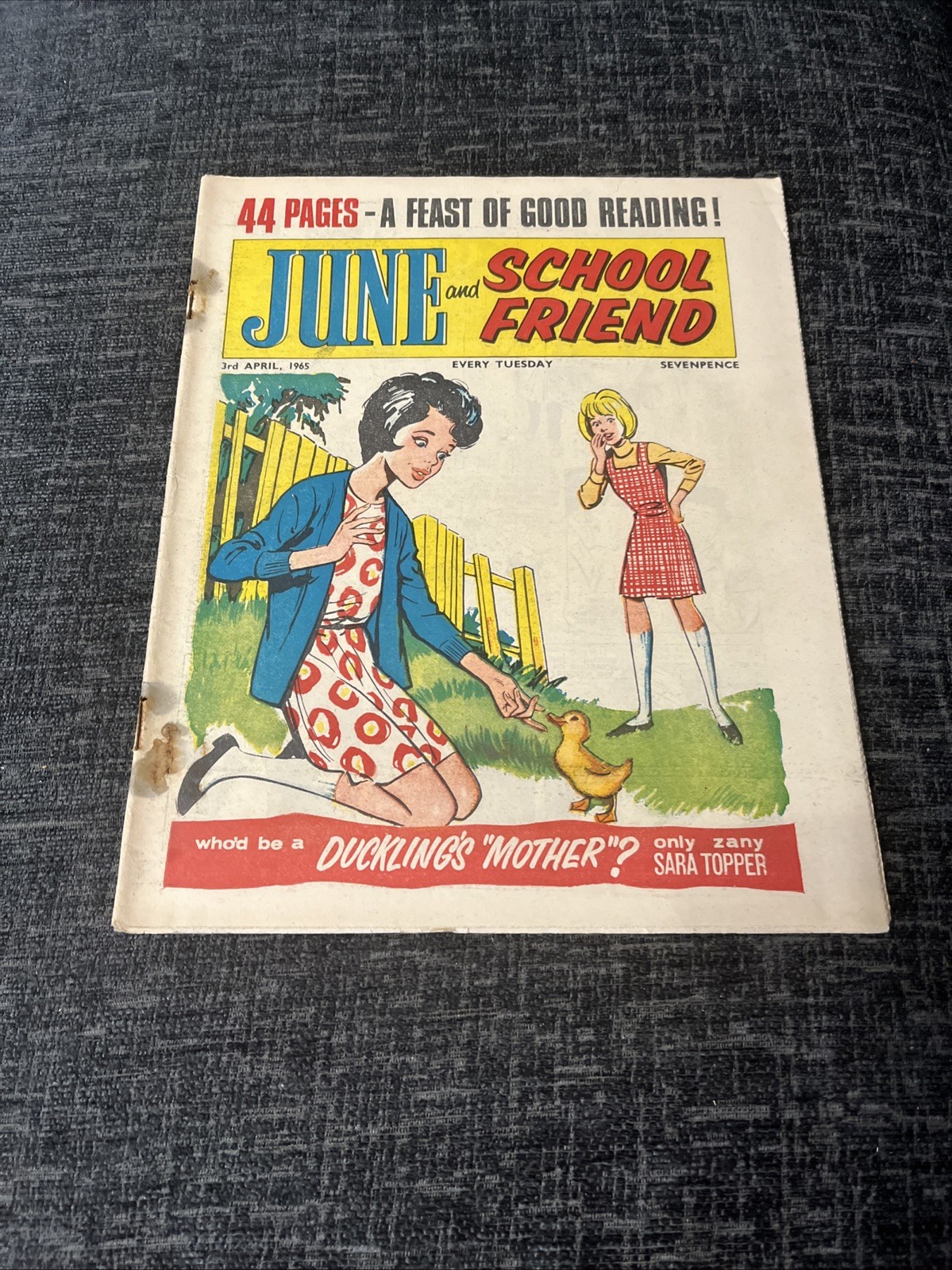 June and School Friend Comic - 3 April 1965 - Cliff Bennett