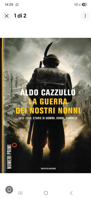 Aldo Cazzullo La guerra dei nostri nonni