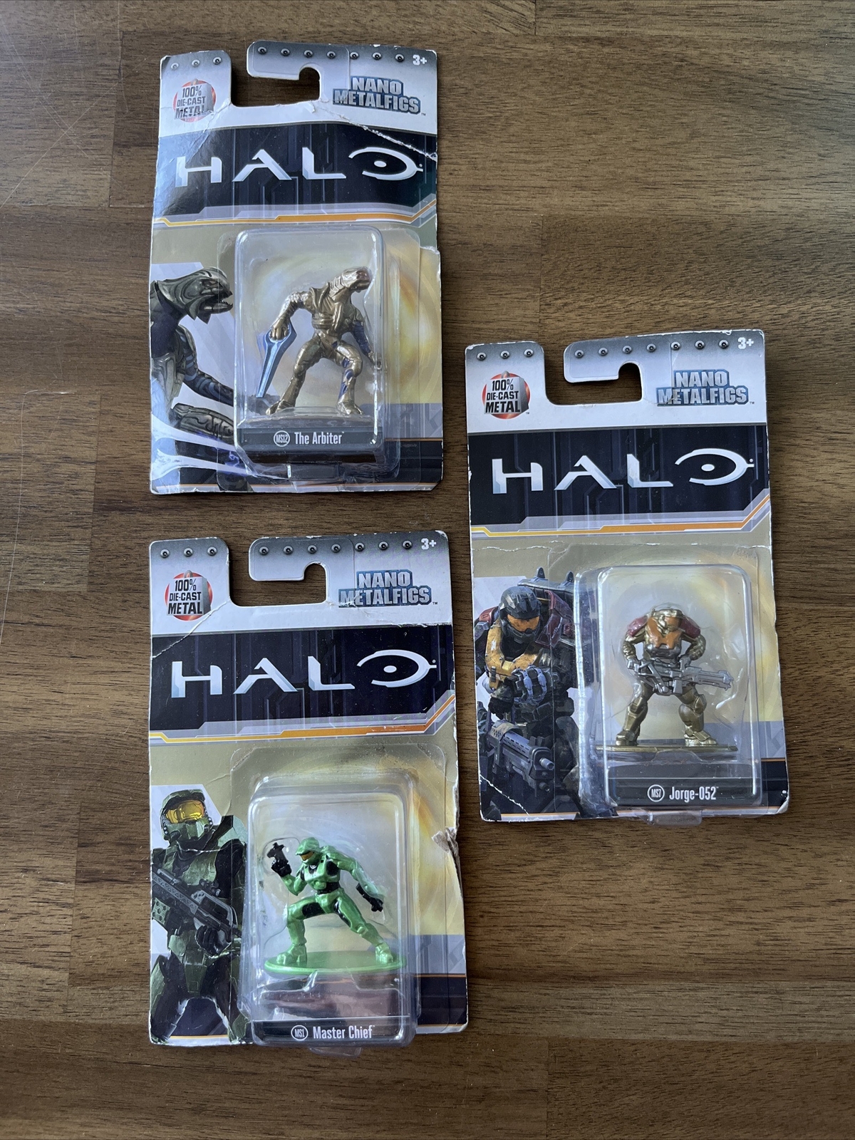 Halo Nano Metalfigs DieCast Figura da Collezione Jorge-052, Master Chief & Arbiter