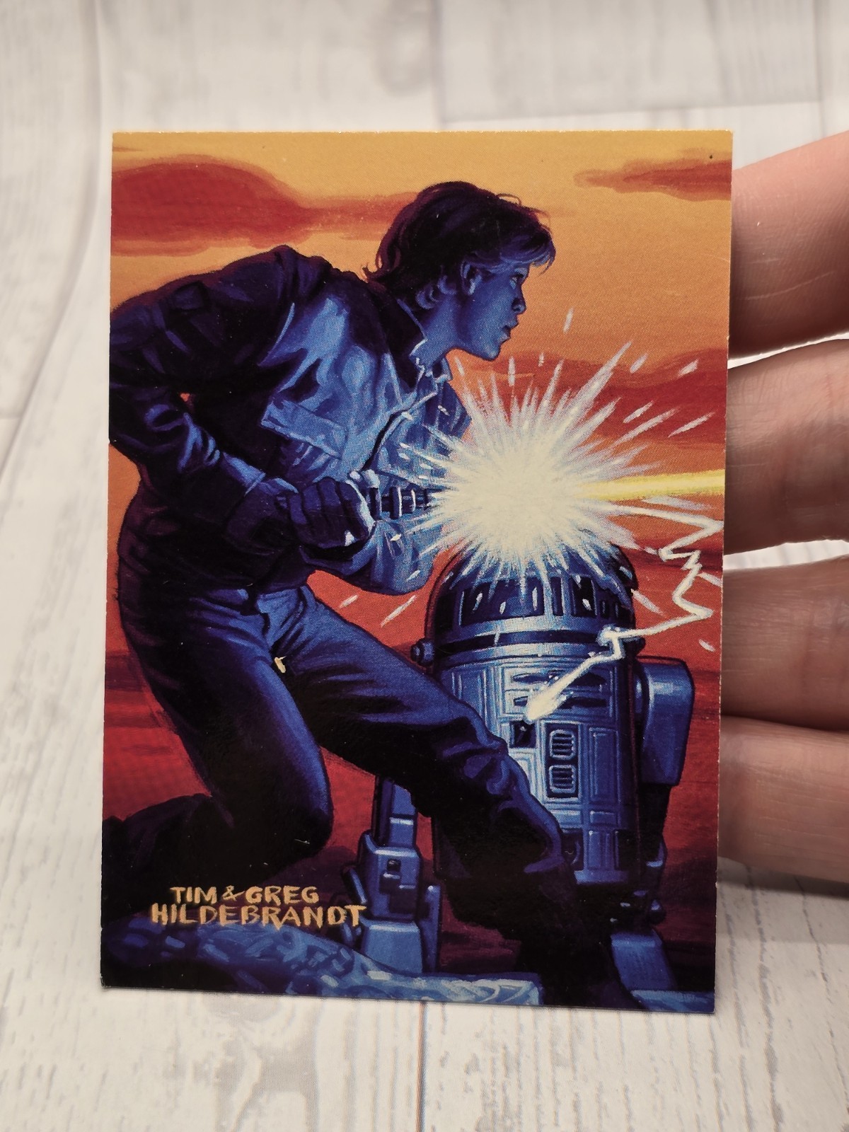 1996 Topps Star Wars: Shadows of the Empire #25 Luke Hones His Lightsaber Skills