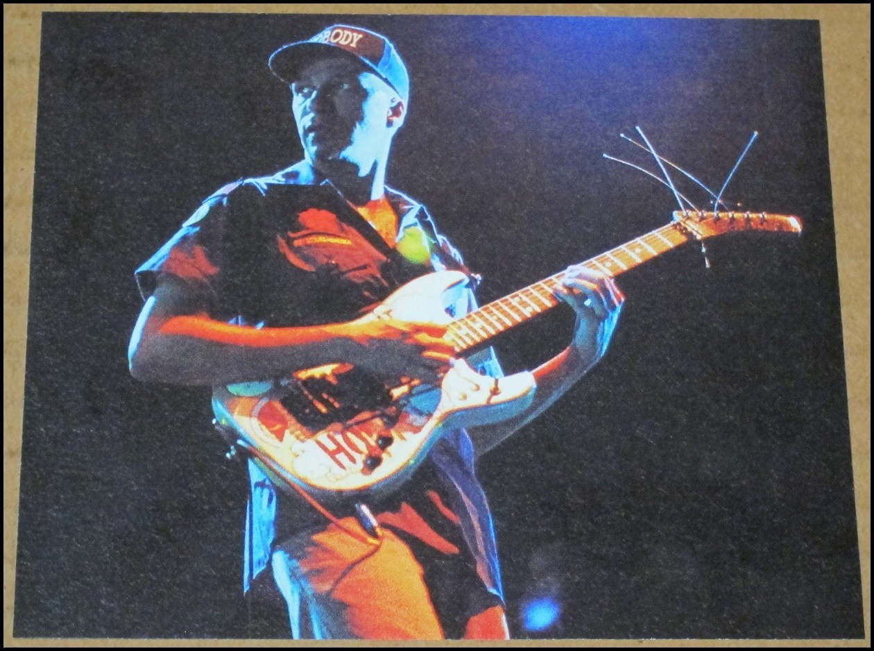 2001 Tom Morello RS Magazine Clipping Photo 4.75"x4" Rage Against the Machine